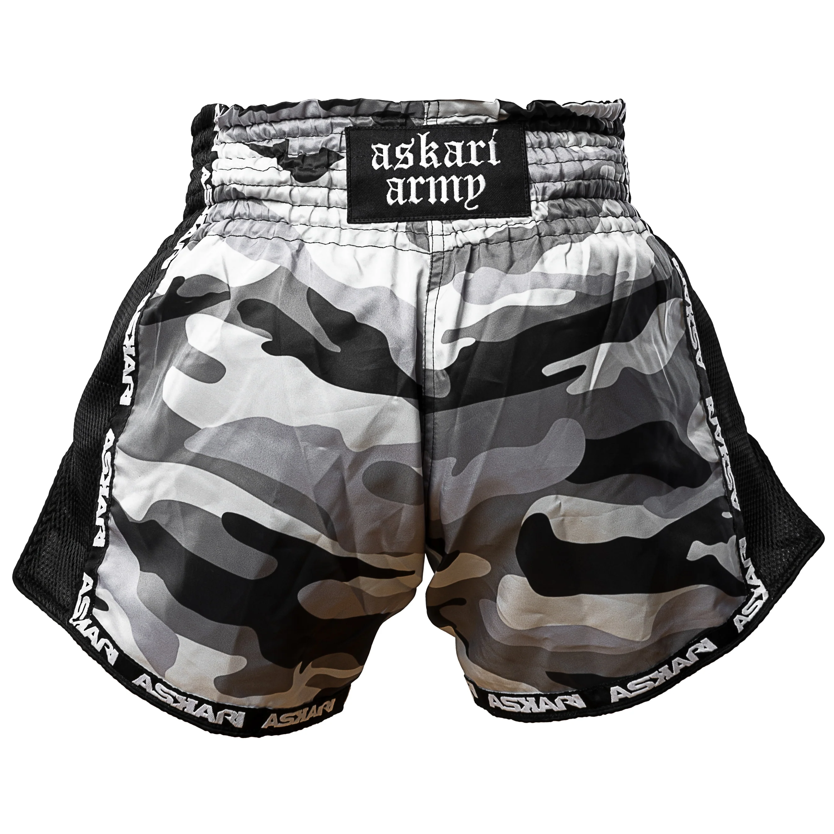 "GREYZONE" MUAY THAI SHORTS - Image 2
