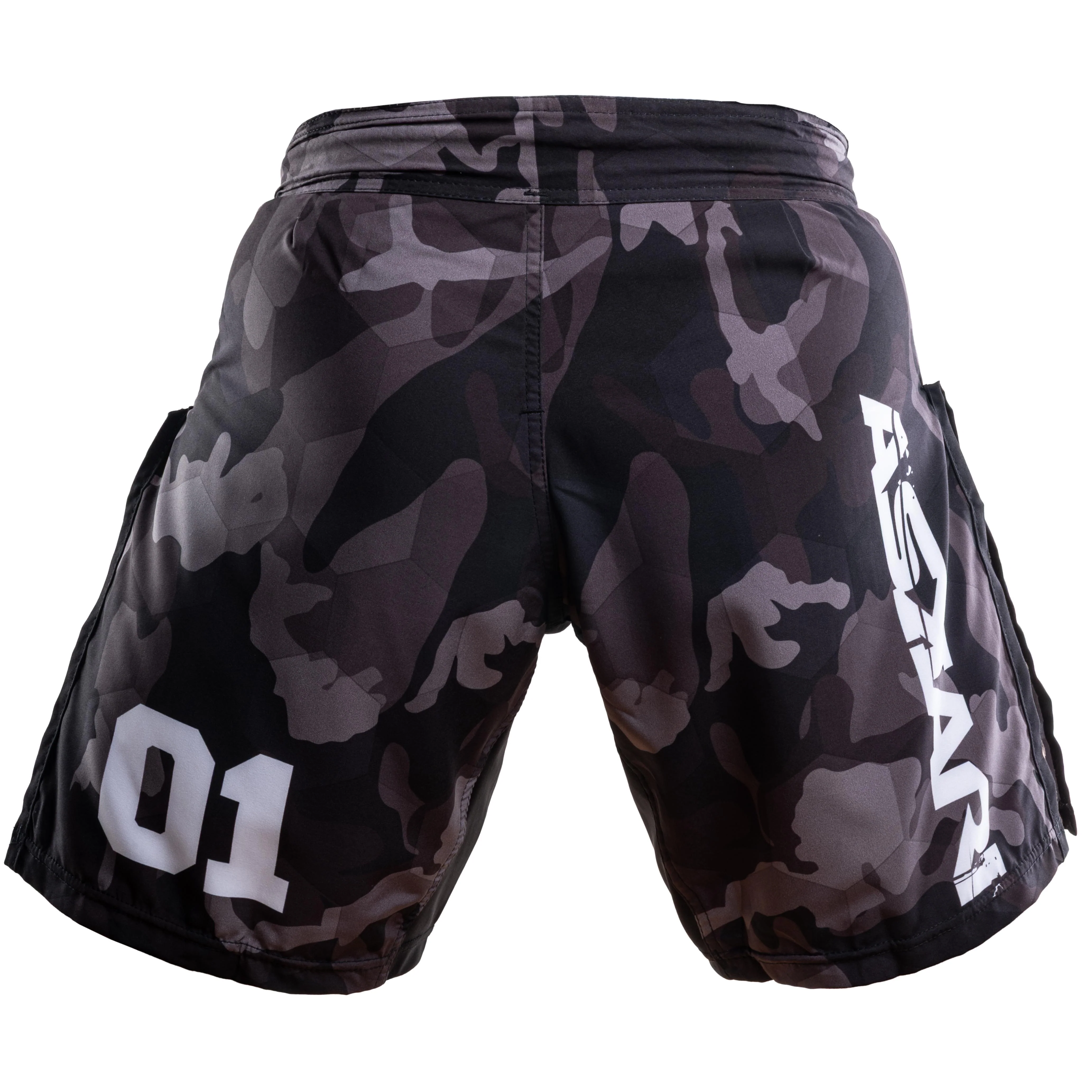 JJ MMA SHORTS [BLACK CAMOUFLAGE] - Image 3
