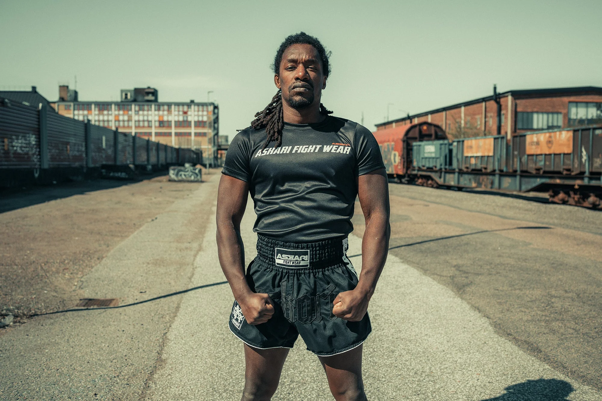 "MARLBORO" MUAY THAI SHORTS - Image 18